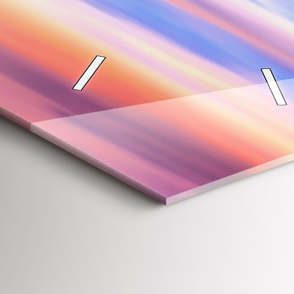 Zegar szklany pionowy Wodospad Godafoss Islandia