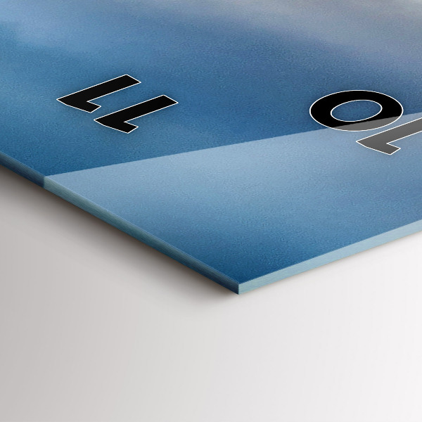 Zegar szklany pionowy Jezioro Jokulsarlon Islandia