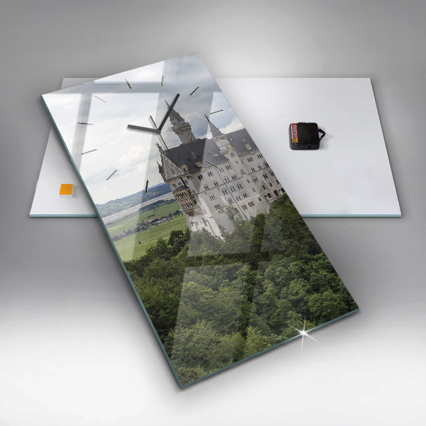 Zegar szklany pionowy Zamek w Neuschwanstein