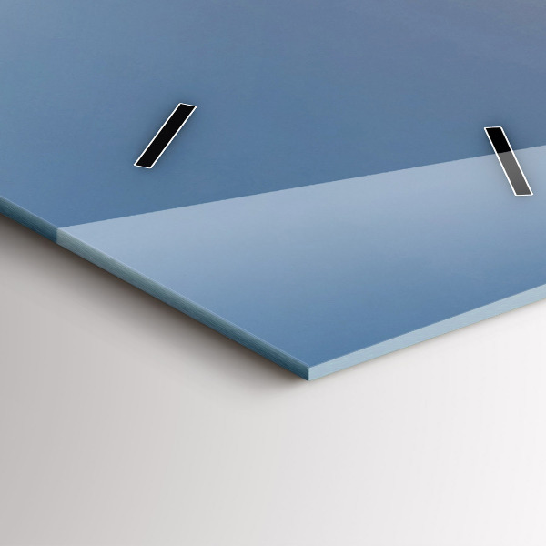 Zegar szklany pionowy Krajobraz górski