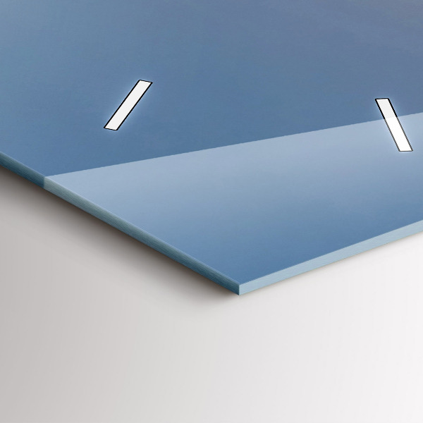 Zegar szklany pionowy Krajobraz górski