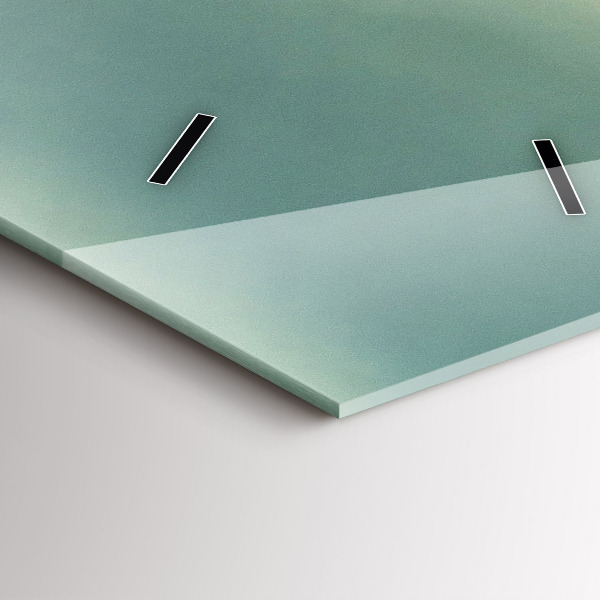 Zegar szklany pionowy Wschód słońca Beskidy