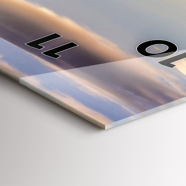 Zegar szklany pionowy Pieniny – Wysoki Wierch