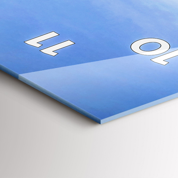 Zegar szklany pionowy Sokolica Wierch w Pieninach