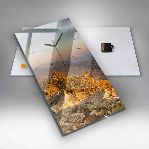 Zegar szklany pionowy Góry Bieszczady