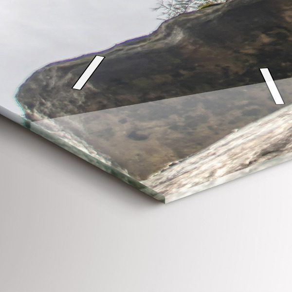 Zegar ścienny pionowy Skalne miasto w Czechach