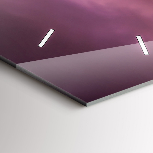 Zegar szklany pionowy Zachód słońca North Scottsdale