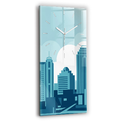 Zegar szklany pionowy Architektura w USA