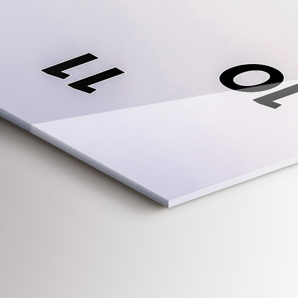 Zegar szklany pionowy Jezioro i góry Pireneje