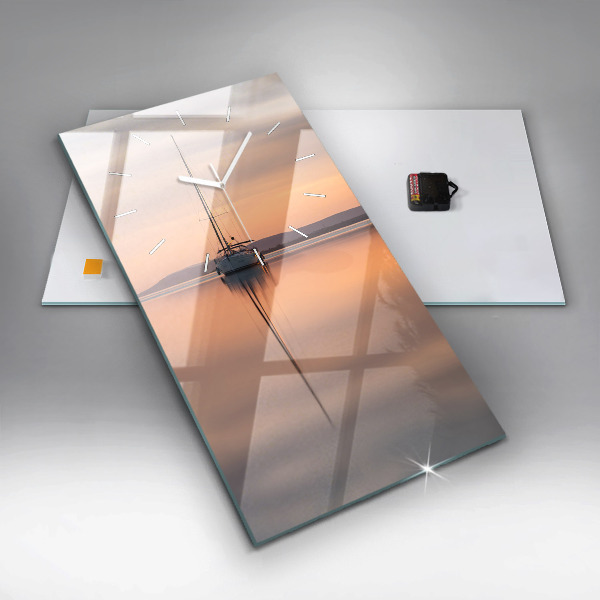 Zegar ścienny pionowy Jezioro Balaton USA