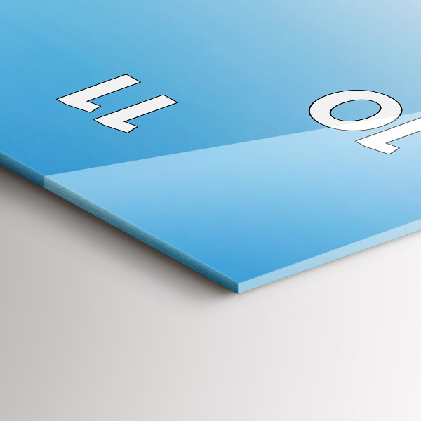 Zegar ścienny pionowy Lodowiec Mont Blanc Chamonix