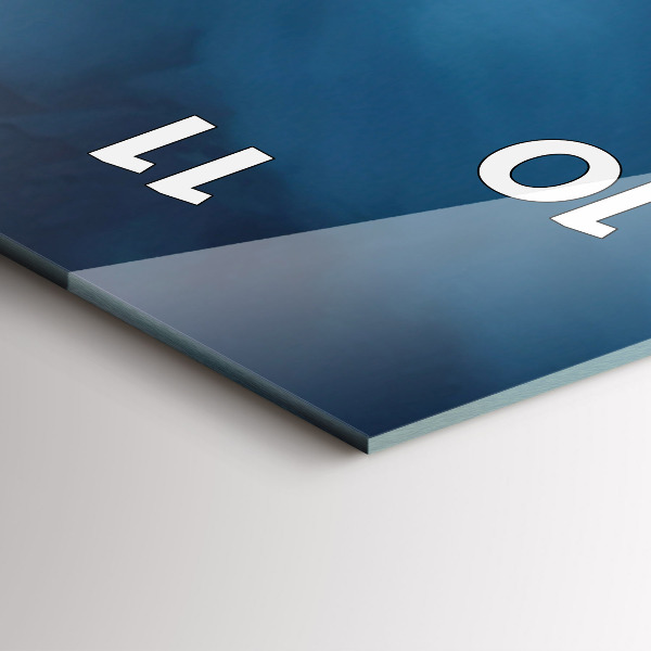 Zegar ścienny pionowy Namiot w górach Islandii