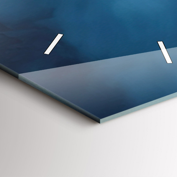 Zegar ścienny pionowy Namiot w górach Islandii