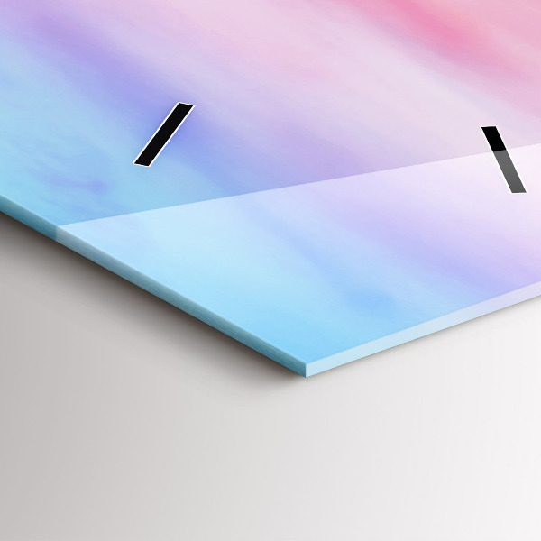 Zegar szklany pionowy Widok na góry Islandia