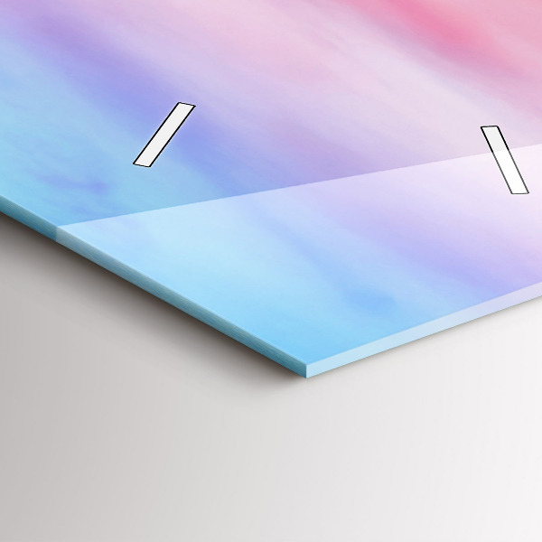 Zegar szklany pionowy Widok na góry Islandia