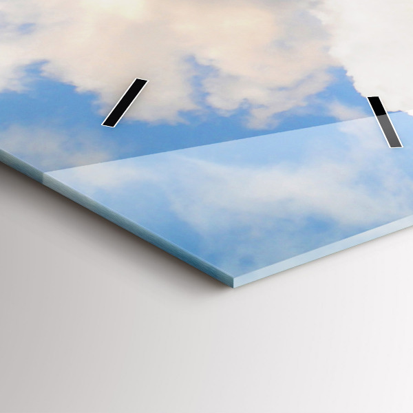 Zegar szklany pionowy Wybrzeże Oceanu