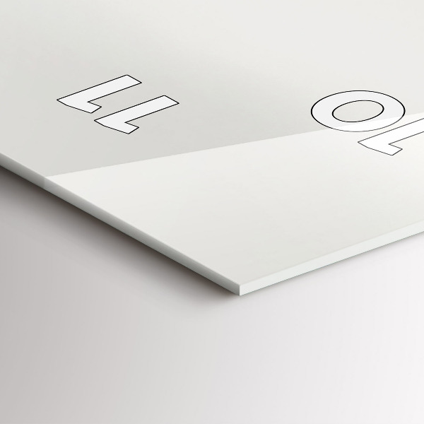 Zegar ścienny pionowy Las Krajobraz