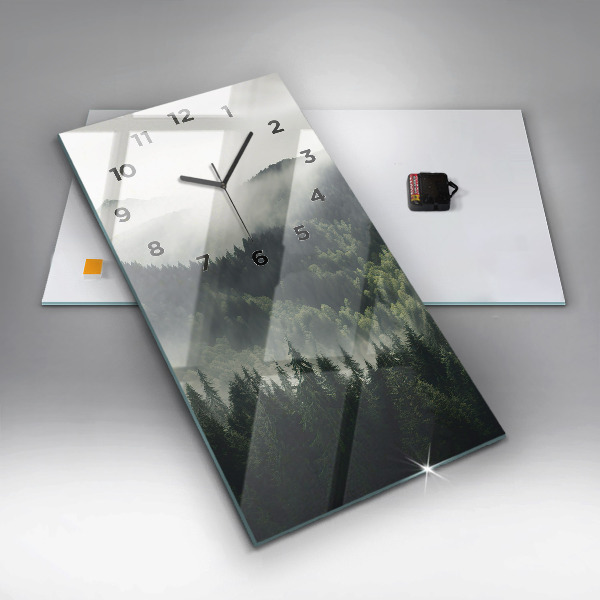 Zegar ścienny pionowy Las Krajobraz