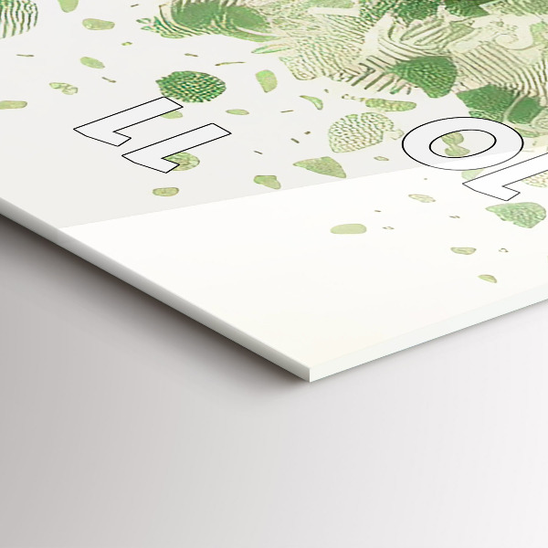 Zegar ścienny pionowy Duże drzewo natura