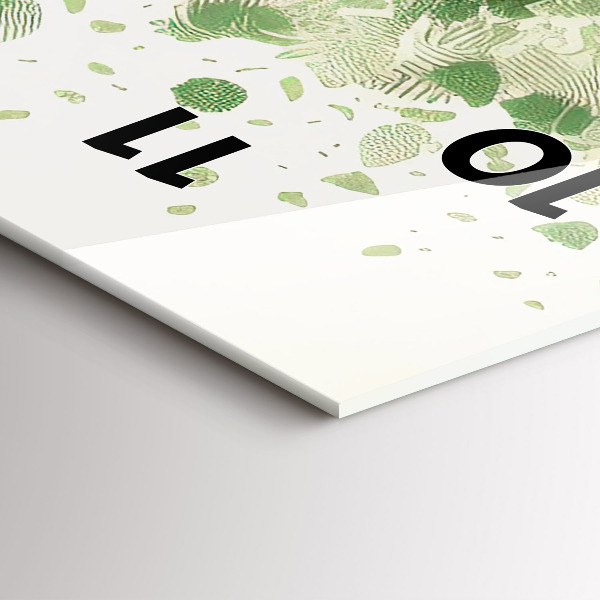 Zegar ścienny pionowy Duże drzewo natura