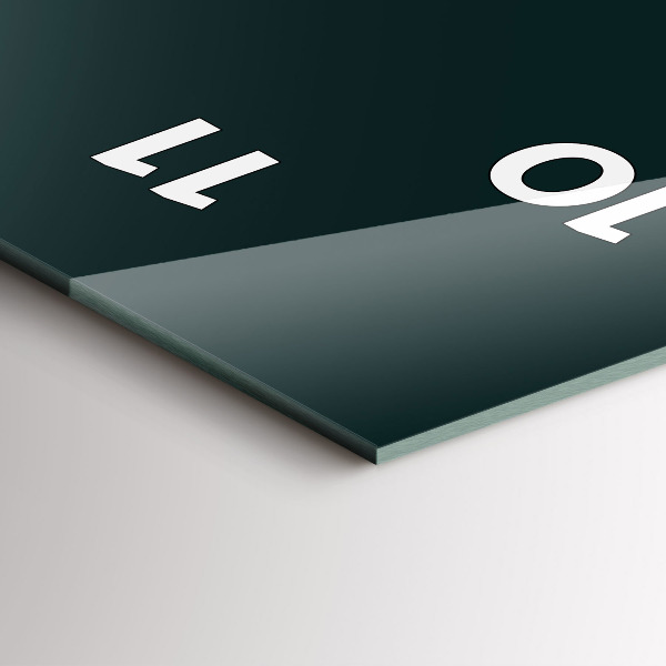 Zegar ścienny pionowy Boisko piłkarskie