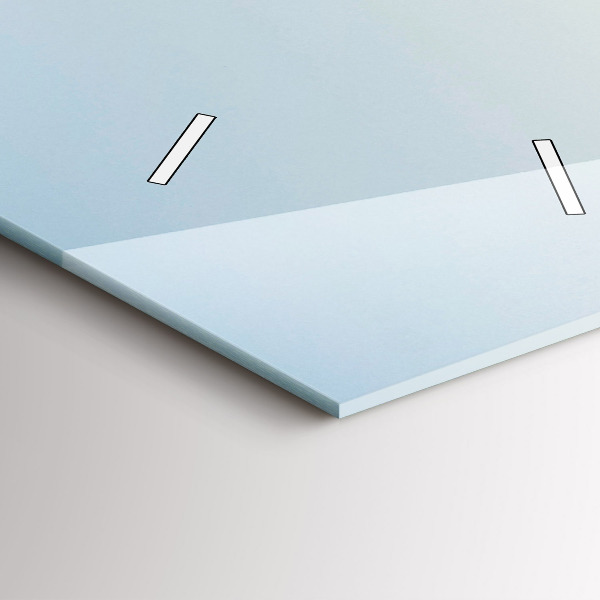 Zegar ścienny pionowy Góry i pole