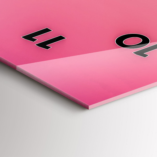 Zegar szklany pionowy Gradient nieba i góry