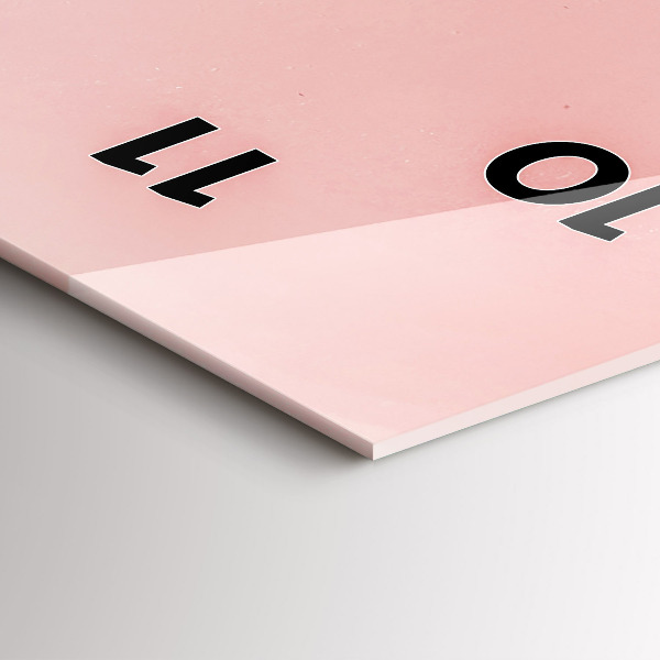 Zegar szklany pionowy Plaża morze piasek