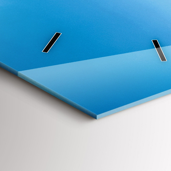 Zegar szklany pionowy Tropikalna wyspa