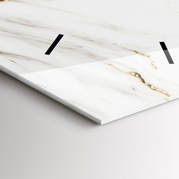 Zegar ścienny pionowy Marmur ozdobny