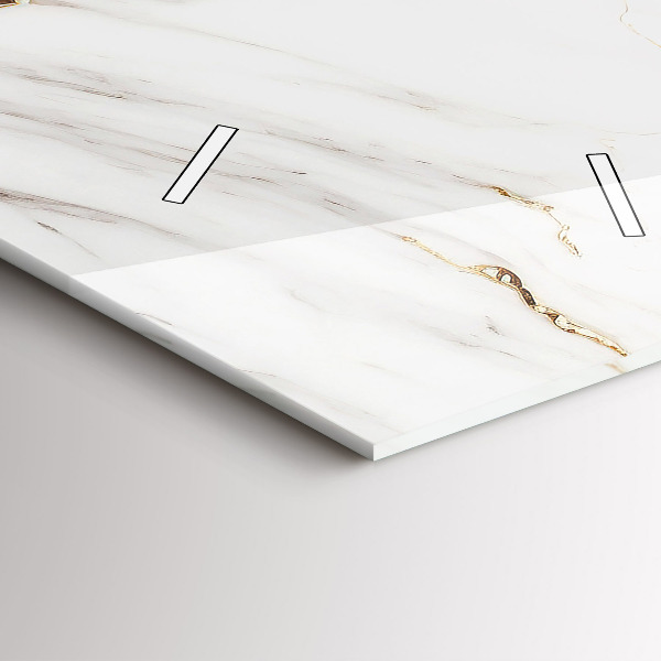 Zegar ścienny pionowy Marmur ozdobny