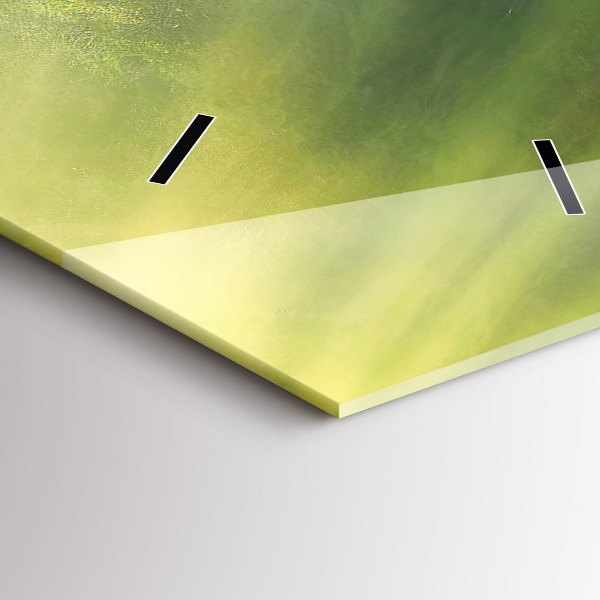 Zegar ścienny pionowy Wodospad i skały