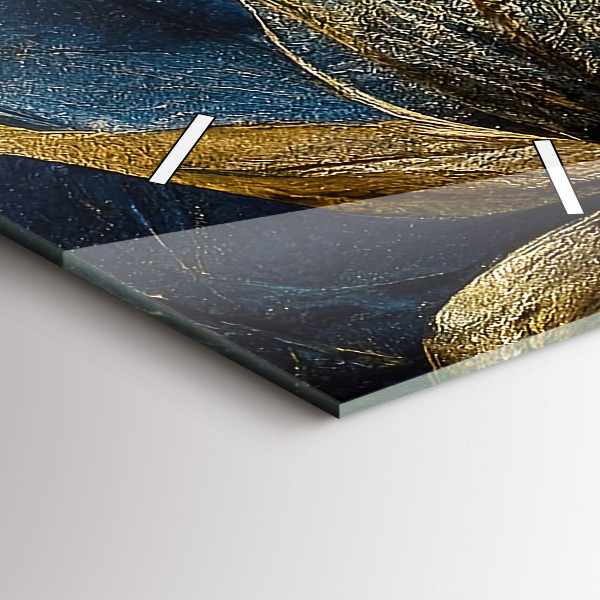 Zegar ścienny pionowy Dekoracyjne kwiaty