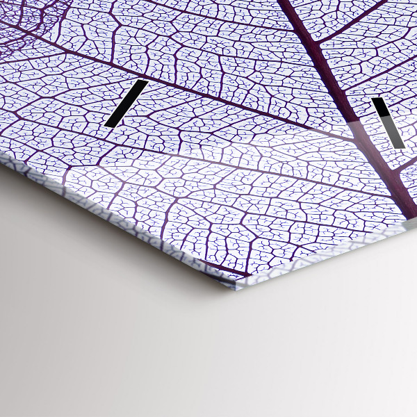 Zegar ścienny pionowy Liście – natura