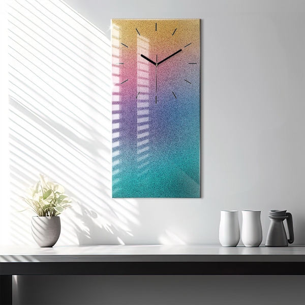 Zegar ścienny pionowy Wzór gradient