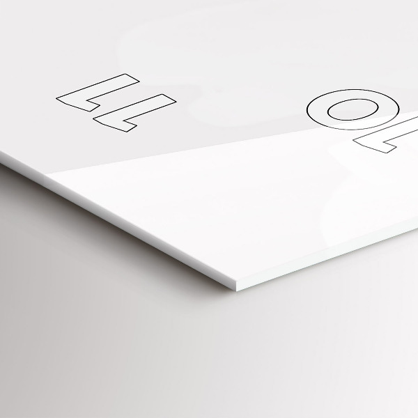 Zegar szklany pionowy Kwiaty piwonii