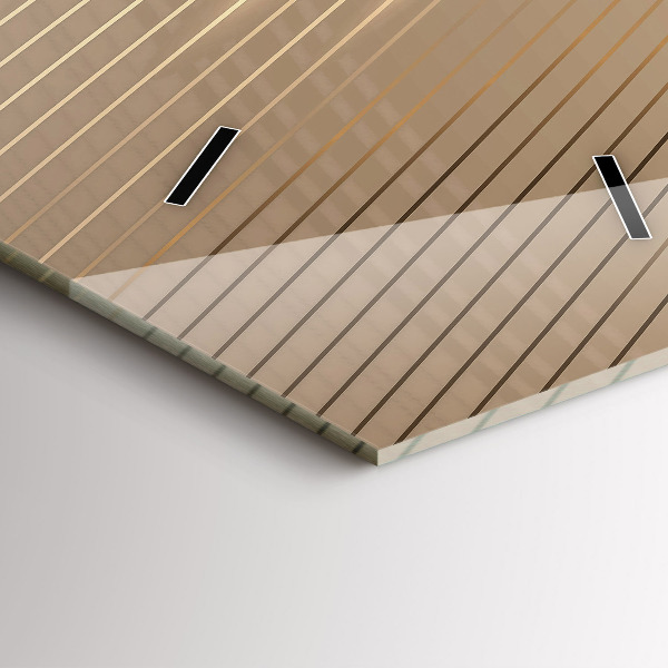 Zegar szklany pionowy Abstrakcyjne światło