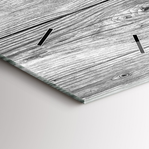 Zegar szklany pionowy Panele drewniane