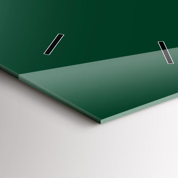 Zegar ścienny pionowy Kolor butelkowa zieleń