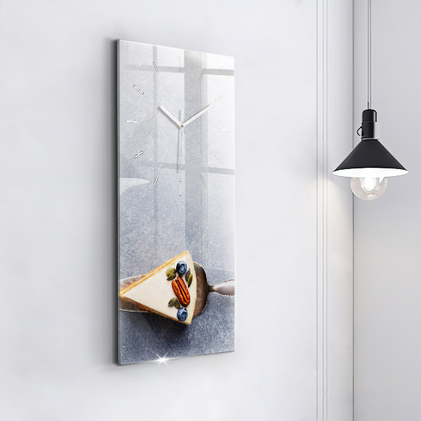 Zegar ścienny pionowy Kawałek ciasta
