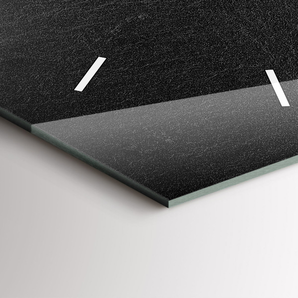 Zegar ścienny pionowy Ciemna skała