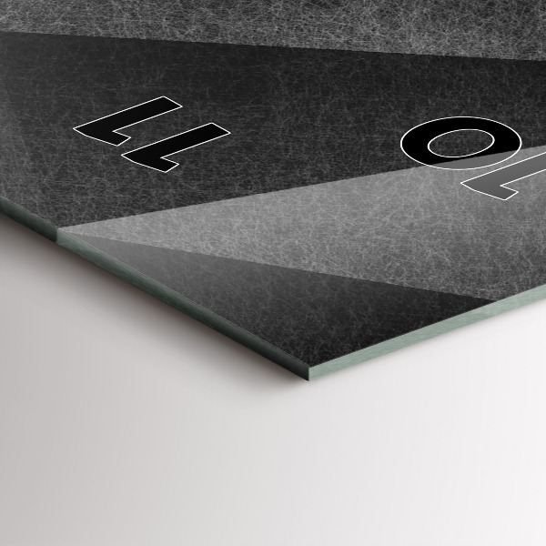 Zegar ścienny pionowy Abstrakcja geometryczna