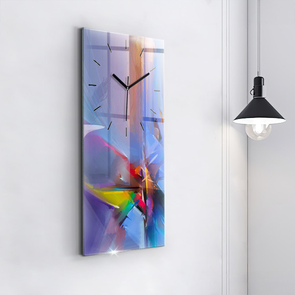 Zegar szklany pionowy Pejzaż morski