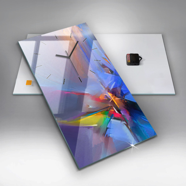 Zegar szklany pionowy Pejzaż morski