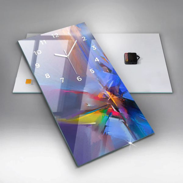 Zegar szklany pionowy Pejzaż morski