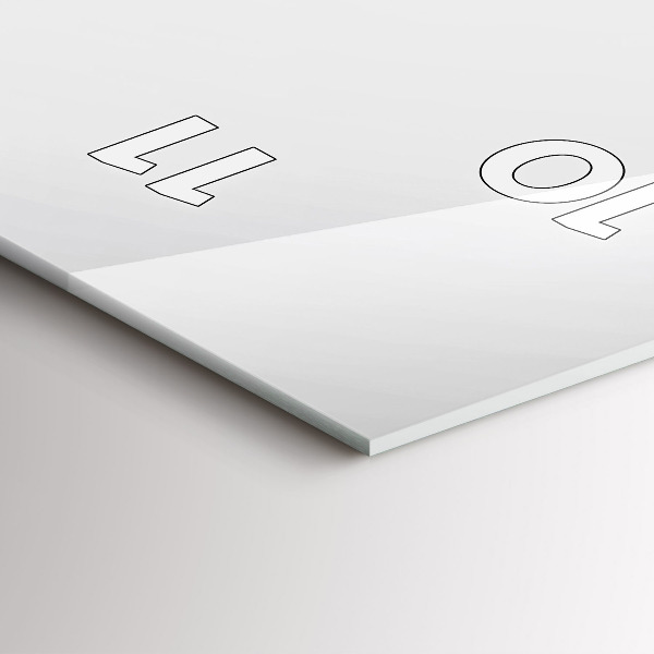 Zegar szklany pionowy Linie abstrakcyjne