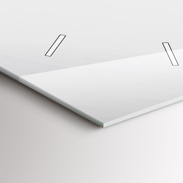 Zegar szklany pionowy Linie abstrakcyjne