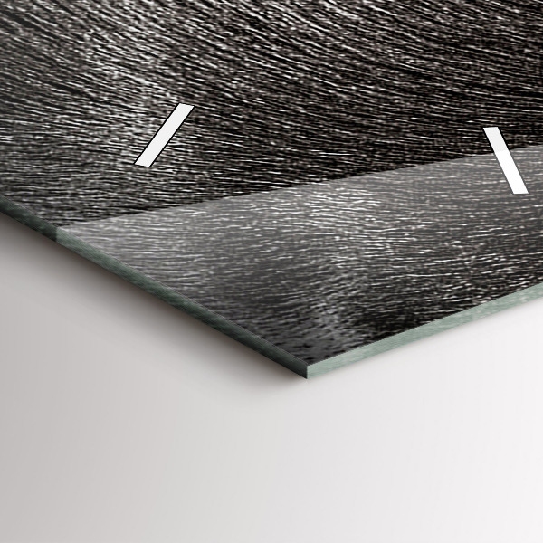 Zegar szklany pionowy Pies i kot szkocki