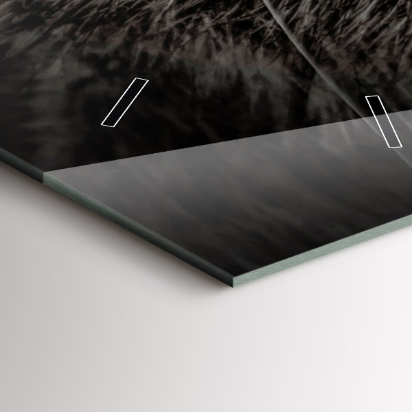 Zegar szklany pionowy Pies i kot szkocki