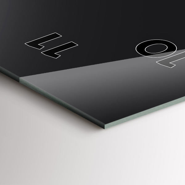 Zegar ścienny pionowy Fazy księżyca i klepsydra